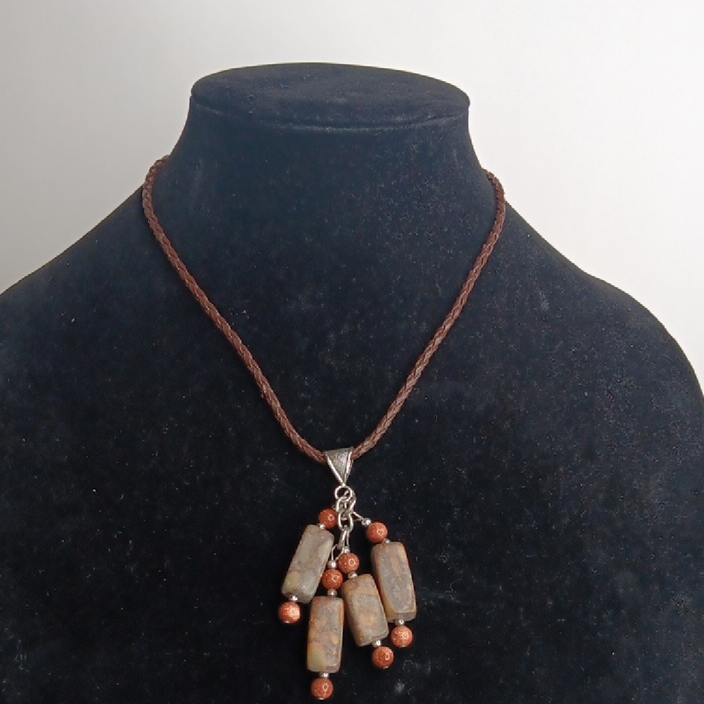 Brown Beaded Necklace
